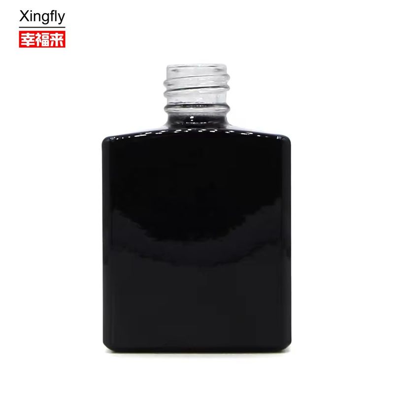 Kare tırnak cilası şişesi eşsiz 13ml boş UV gel cilası şişeleri kapağı ve fırçası ile