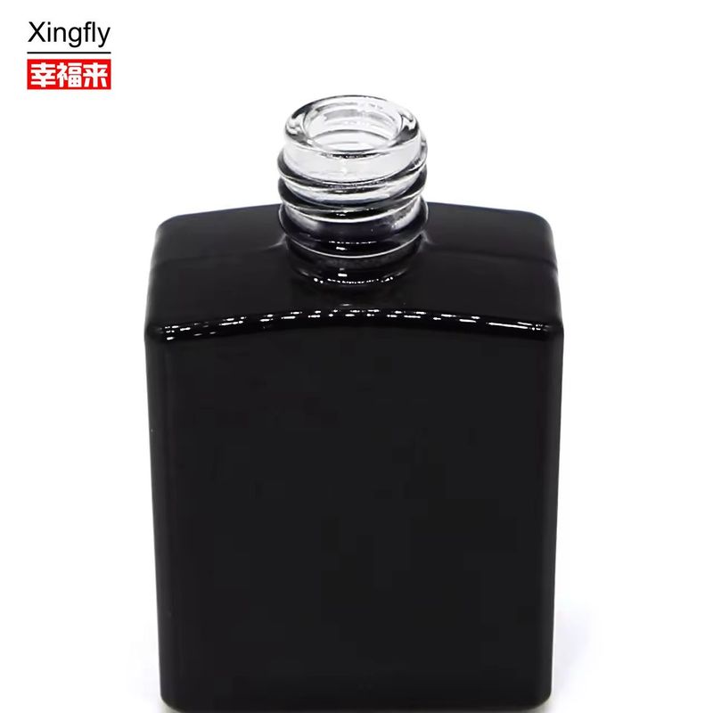 Kare tırnak cilası şişesi eşsiz 13ml boş UV gel cilası şişeleri kapağı ve fırçası ile