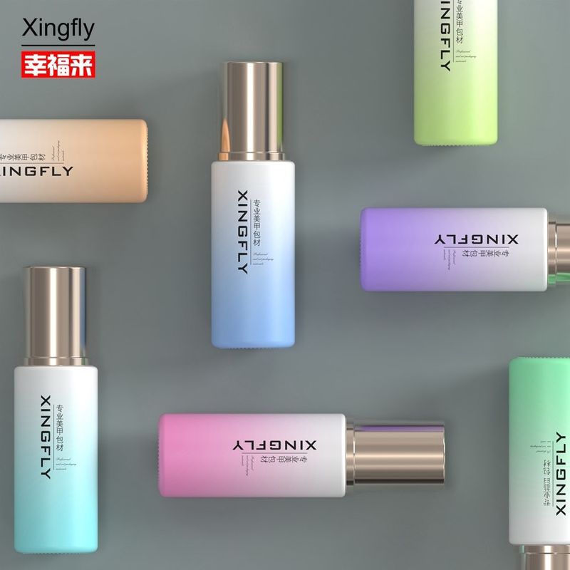 5ml Tırnak Boya Şişesi UV Boş Gel Tırnak Boya Şişesi Kapağı ve fırçası ile