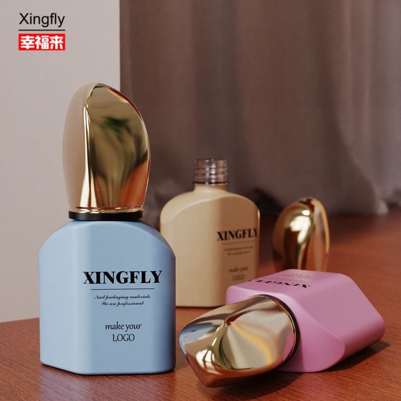 12 ml Tırnak Lakı Şişe Boş Gel Cam Şişe Kapaklı Ve Fırçalı UV Gel Lak için
