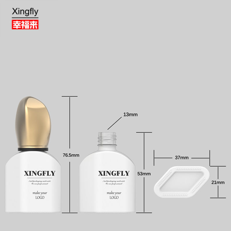 12 ml Tırnak Lakı Şişe Boş Gel Cam Şişe Kapaklı Ve Fırçalı UV Gel Lak için