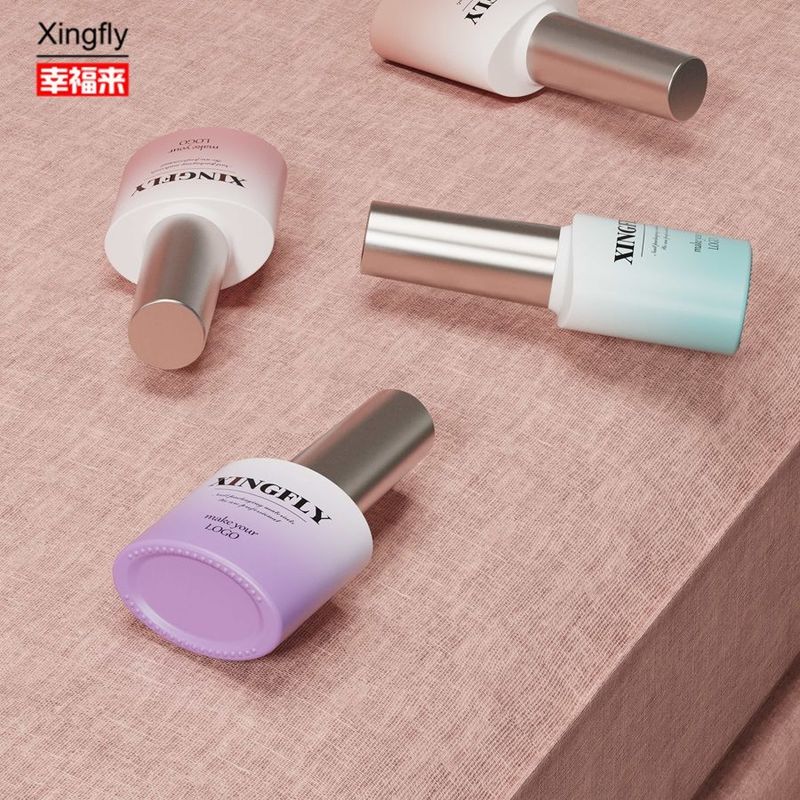 8ml Tırnak Lak Şişesi Eşsiz Tasarım Boş UV Gel Tırnak Lakı Kozmetik Cam Şişe
