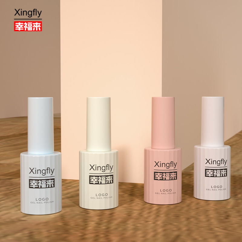 12ml Tırnak Lak Şişesi UV Boş Cam Gel Tırnak Lak Şişeleri Kapak fırçası ile