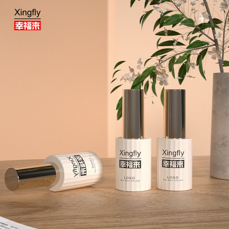 12ml Tırnak Lak Şişesi UV Boş Cam Gel Tırnak Lak Şişeleri Kapak fırçası ile