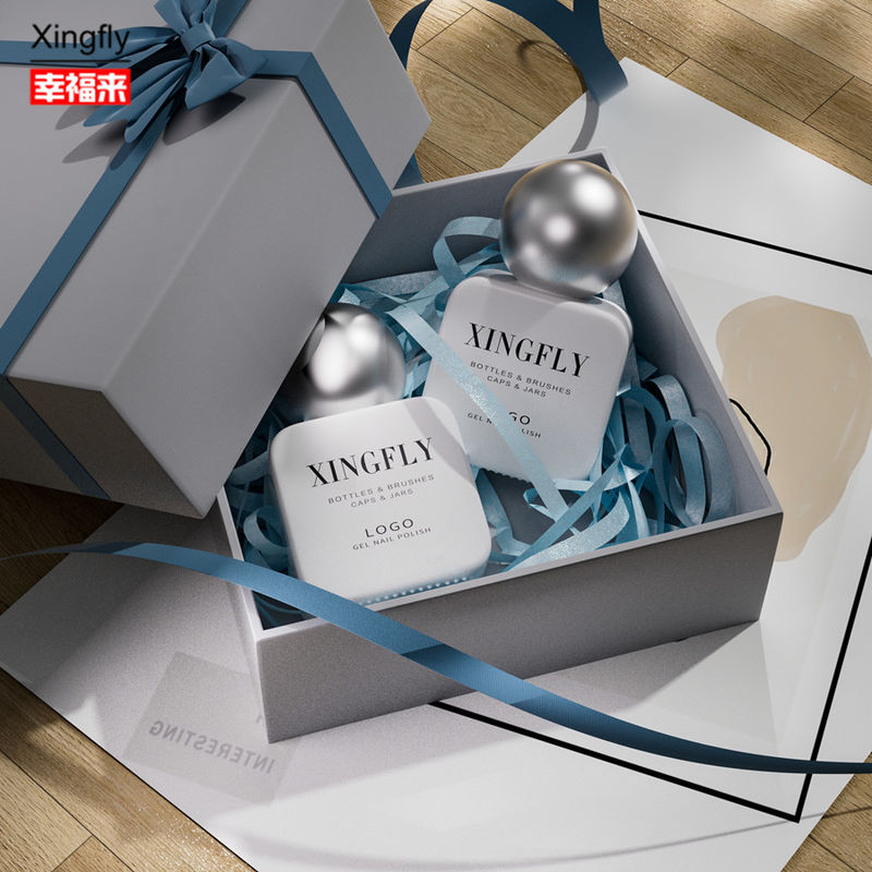 11ml kare gel tırnak konteyneri özel gel tırnak cilası tırnak cilası için boş cam şişe