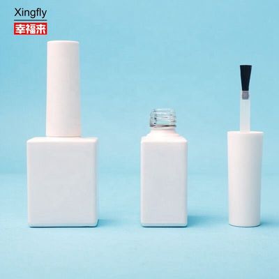 10ml Gel Şişe Gel Polish Plastik Kapakla Kaplı Kare Renkli