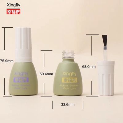 OEM 12ml tırnak cilası şişe Dupont fırça yuvarlak tırnak cilası şişe
