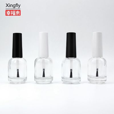 15ml Yuvarlak Tırnak Lak Şişesi UV Gel Tırnak Lak Şişesi Kapağı ve fırçasıyla