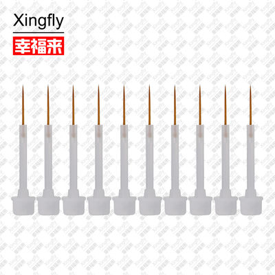 Xingfly Nail Art Polish İnce fırça Naylon Saç Plastik Yaka Malzemesi