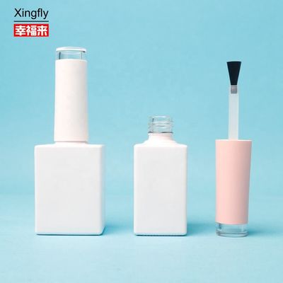 15 ml tırnak cilası Xingfly boş cam şişeler fırça ve plastik kapağı ile