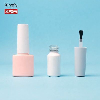 5ml tırnak cilası şişe UV jel cam şişe Fırça ve fırça ile