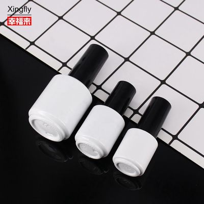 İyi fiyat 5 ml tırnak cilası şişeleri Özel Boş Yuvarlak Cam Gel Renkli Gel cilası çevrimiçi
