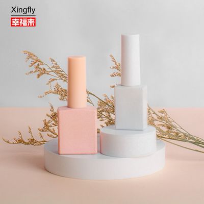 Şeffaf 12ml Gel Polish Şişe Özelliklendirilebilir Yüzey Fırça ve Kapakla İşçilik