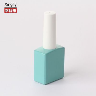 İyi fiyat Gel lak kare şişe eşsiz 13ml boş UV tırnak lak şişe kapağı ve fırça ile çevrimiçi
