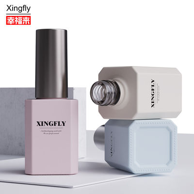 15ml Tırnak Lak Şişesi UV Kozmetik Ambalaj Boş Tırnak Lak Şişeleri Fırça ile