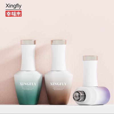 12ml Gel Tırnak cilası cam şişe özelleştirilebilir dayanıklı eşsiz boş tırnak cilası şişeleri