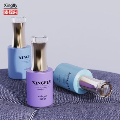 Özel Baskılı 15ml Eşsiz Gel Tırnak Yağı Polonu Kapak fırçasıyla Cam Şişe