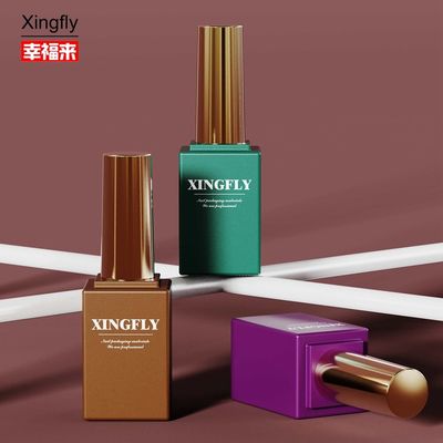 Gel Polish Square Bottle 14ml Kozmetik Paketleme Square Gel Nail Polish Glass Bottle