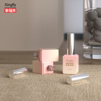 Gel lak kare şişe 13ml UV gel boş kare tırnak lak şişe fırça kapağı ile