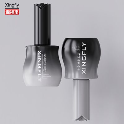 12 ml tırnak cilası şişesi Boş Gel tırnak cilası şişesi 12 ml Kapak ve fırça ile