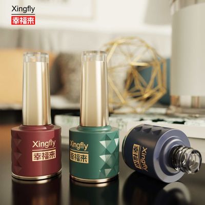 8ml tırnak cilası şişeleri Yeni Tasarım UV Gel Tırnak Kozmetik Paketleme Cam Şişe