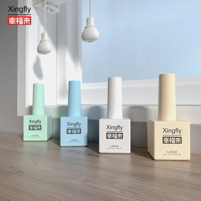 17ml Gel Polish Kare Şişe Özel Sprey Boya Cam Şişe Yüzeyi UV Tırnak Polish Şişe