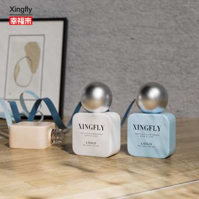 11ml kare gel tırnak konteyneri özel gel tırnak cilası tırnak cilası için boş cam şişe