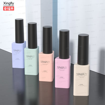 12ml Özel Üçgen Toptan Boş UV Tırnak Gel şişeleri fırça kapağı ile