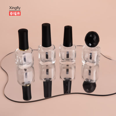İyi fiyat Özel 8ml Eşsiz Açık Boş Gel Cam Gel Tırnak Lakı Şişeleri Kapak fırçası ile çevrimiçi