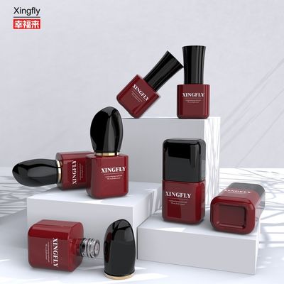 İyi fiyat Özel 8ml Eşsiz Açık Boş Gel Cam Gel Tırnak Lakı Şişeleri Kapak fırçası ile çevrimiçi
