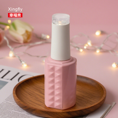 Özelleştirilmiş Logo Boş 11ml Fabrika UV Tırnak Jeli Ojesi Cam Şişe